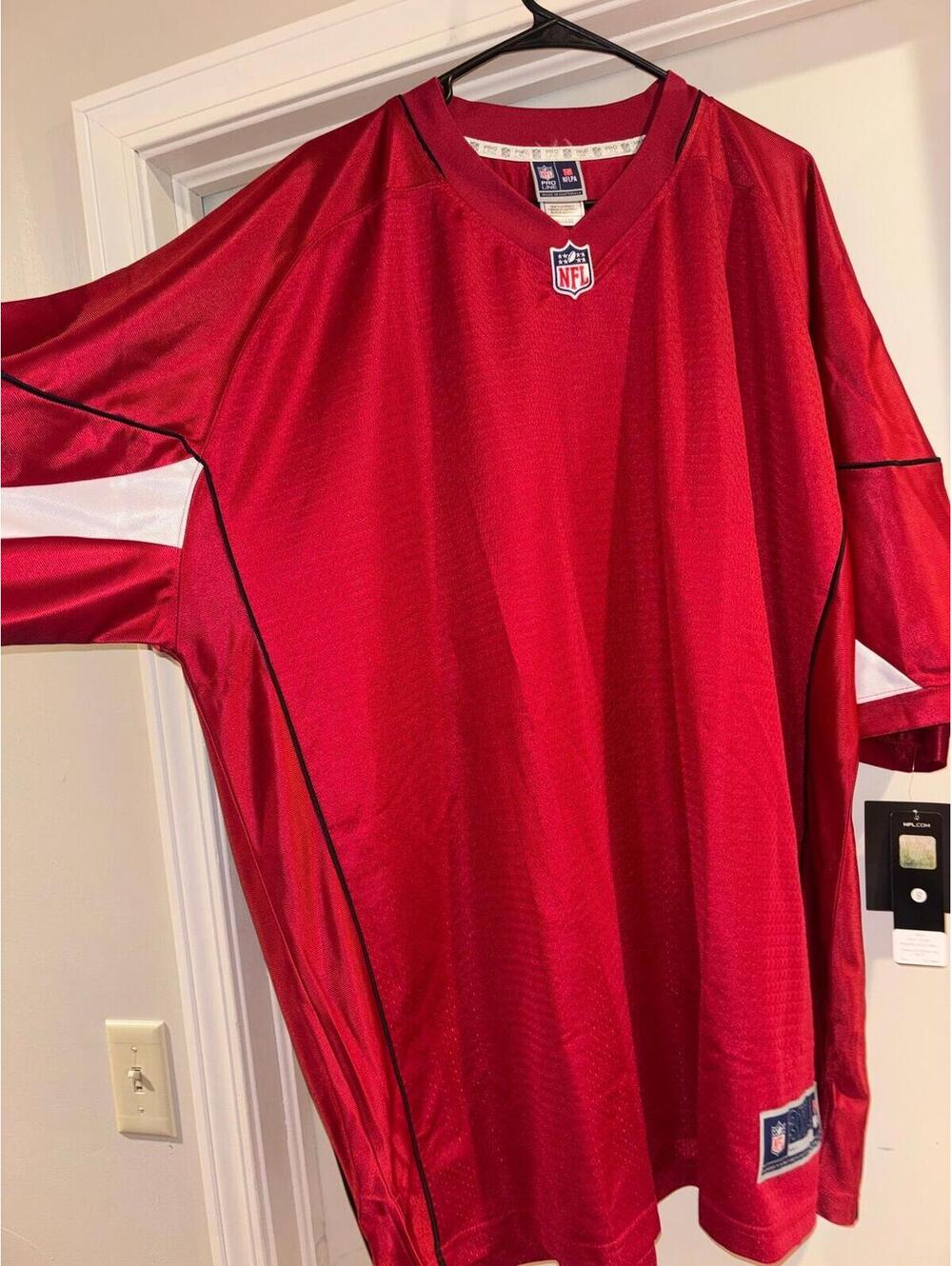 NFL Pro Line Arizona Cardinals Blank Red Football Jersey Men’s 3XL
